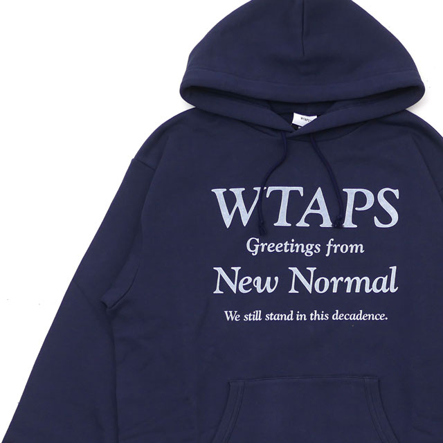【2023年2月度 通算5度目の月間優良ショップ受賞】 新品 ダブルタップス WTAPS NEW NORMAL HOODED パーカー NAVY ネイビー 紺 メンズ 202ATDT-HP02S (W)TAPS 39ショップのサムネイル