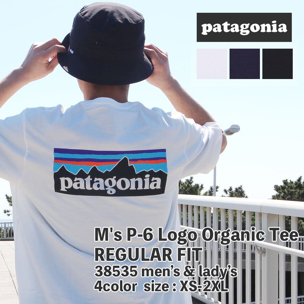 楽天Cliff Edge【月間優良ショップ7度受賞】 新品 パタゴニア Patagonia M's P-6 Logo Organic T-Shirt P-6ロゴ オーガニック Tシャツ 38535 メンズ レディース