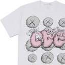 コム デ ギャルソン 【月間優良ショップ7度受賞】 新品 コムデギャルソン シャツ COMME des GARCONS SHIRT x カウズ KAWS CDG T-Shirt 1 Tシャツ WHITE ホワイト 白 メンズ