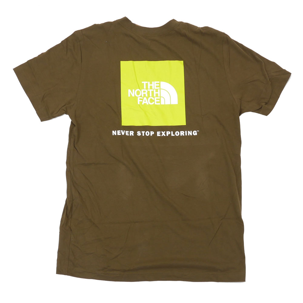 【月間優良ショップ7度受賞】 新品 ザ・ノースフェイス THE NORTH FACE M S/S BOX NSE TEE ボックス Tシャツ OLIVE オリーブ メンズ