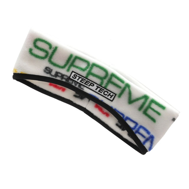 【2022年3月4月度 2ヶ月連続月間優良ショップ受賞】新品 シュプリーム SUPREME x ザ ノースフェイス THE NORTH FACE Steep Teck Headband ヘッドバンド WHITE ホワイト メンズ レディース 39ショップ