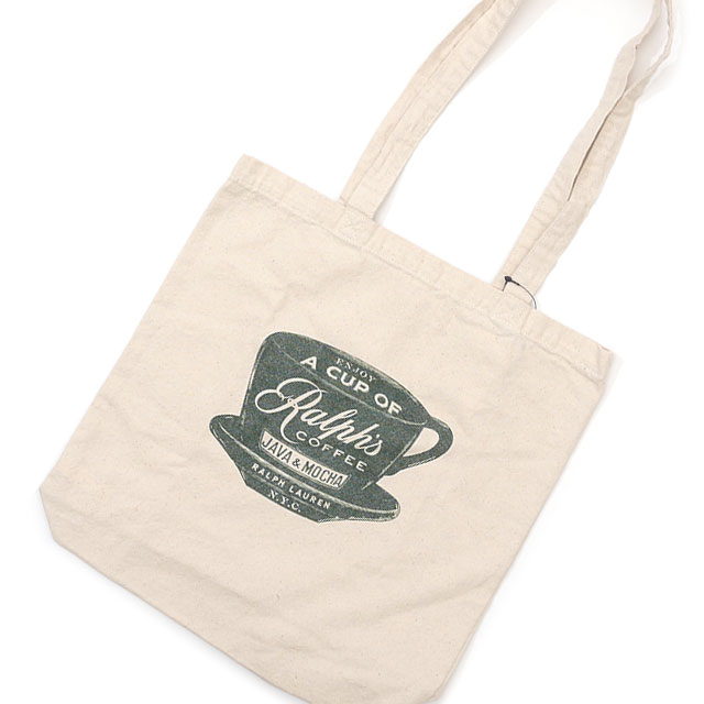 ラルフローレン トートバッグ メンズ 【月間優良ショップ7度受賞】 新品 ラルフズ コーヒー Ralph's Coffee TOTE BAG トートバッグ NATURAL ナチュラル メンズ レディース ポロ ラルフローレン POLO RALPH LAUREN