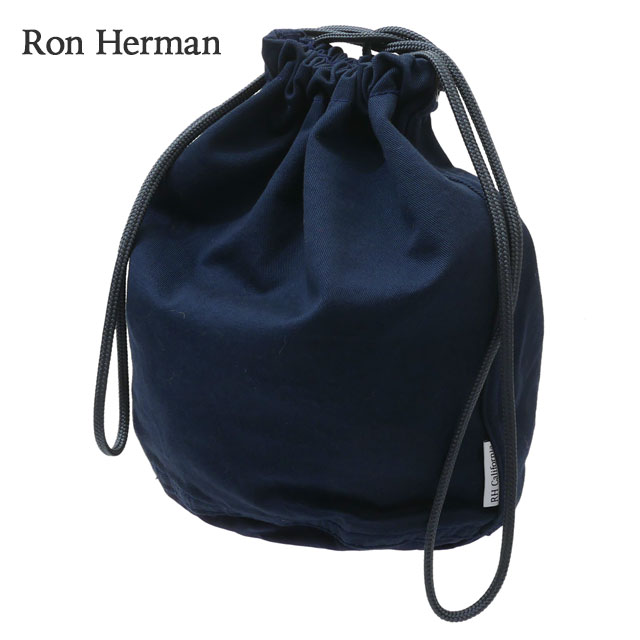 【2021年3月度 月間優良ショップ受賞】 新品 ロンハーマン Ron Herman Twill Drawstring Pouch ドローストリング ポーチ 巾着 NAVY ネイビー 紺 メンズ レディース 新作 39ショップ