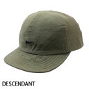 【数量限定特別価格】 新品 ディセンダント DESCENDANT THINC PROJECT CACHALOT CAP 7 キャップ OLIVE オリーブ メンズ レディース 新作