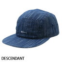 【数量限定特別価格】 新品 ディセンダント DESCENDANT THINC PROJECT CACHALOT CAP 13 キャップ DENIM デニム メンズ レディース 新作