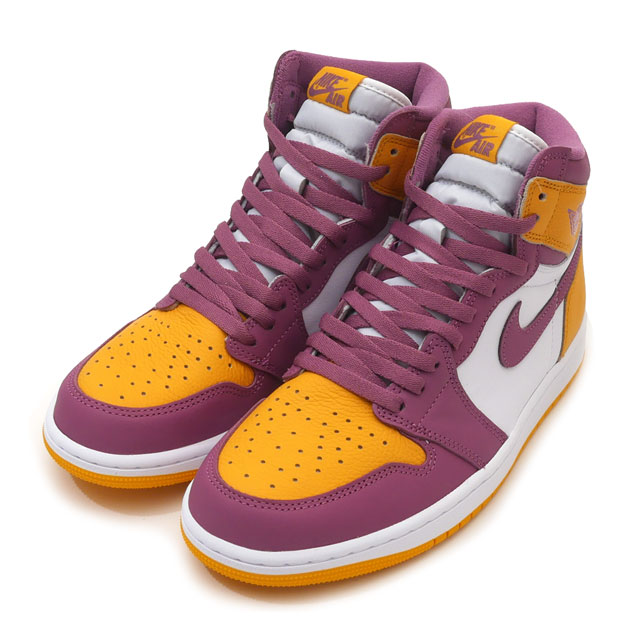 【月間優良ショップ7度受賞】 新品 ナイキ NIKE AIR JORDAN 1 RETRO HIGH OG エアジョーダン1 UNIVERSITY GOLD/LIGHT BORDEAUX 555088-706 メンズ 新作