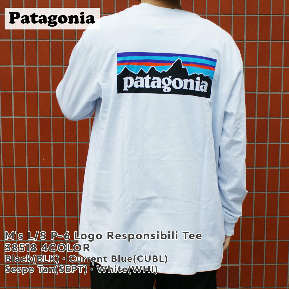 【2022年3月4月度 2ヶ月連続月間優良ショップ受賞】 新品 パタゴニア Patagonia M's L/S P-6 Logo Responsibili Tee ロングスリーブ P-6ロゴ レスポンシビリ 長袖Tシャツ 38518 メンズ レディース アウトドア キャンプ 新作 39ショップ