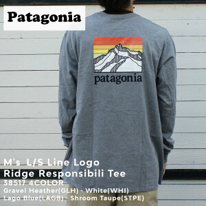 【通算5度目の月間優良ショップ受賞】 新品 パタゴニア Patagonia M's L/S Line Logo Ridge Responsibili Tee ライン ロゴ リッジ レスポンシビリ 長袖Tシャツ 38517 メンズ レディース アウトドア キャンプ 新作