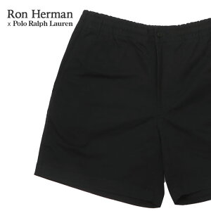 ڿ̸̲ʡ  ϡޥ Ron Herman x ݥե POLO RALPH LAUREN Prepster Shorts 硼 BLACK ֥å   