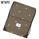 【2023年11月度 通算7度目の月間優良ショップ受賞】 新品 ダブルタップス WTAPS THIEVERY BAG ナップサック バッグ GREIGE メンズ レディース 新作 221TQDT-CG03 (W)TAPS