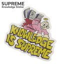  新品 シュプリーム SUPREME Knowledge Sticker ステッカー メンズ レディース