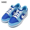 yԗDǃVbv7x܁z Vi iCL NIKE DUNK LOW RETRO QS _N [ g FLASH/WHITE-ARGON BLUE-FLASH DM0121-400 Y V 191016509309