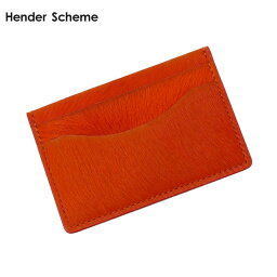 【数量限定特別価格】 新品 エンダースキーマ Hender Scheme Hairy Cardholder カードケース ORANGE オレンジ メンズ レディース 新作