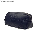 【月間優良ショップ7度受賞】 新品 ヴィヴィアン・ウエストウッド Vivienne Westwood HAMILTON POUCH S ポーチ NAVY ネイビー 紺 メンズ レディース 新作