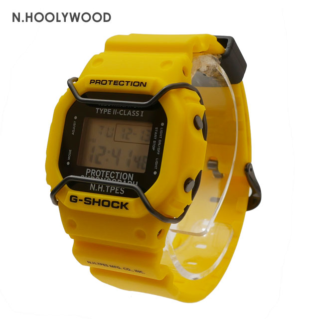  新品 エヌハリウッド N.HOOLYWOOD x カシオ CASIO G-SHOCK ジーショック DW-5600NH22-9JR 腕時計 YELLOW イエロー 黄色 メンズ レディース 新作