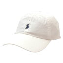 【月間優良ショップ7度受賞】 新品 ポロ ラルフローレン POLO RALPH LAUREN Classic Baseball Cap 6パネル キャップ White ホワイト メンズ レディース 新作