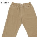 【月間優良ショップ7度受賞】 新品 ステューシー STUSSY Corduroy Big Ol Jeans コーデュロイパンツ SAND サンド ベージュ メンズ