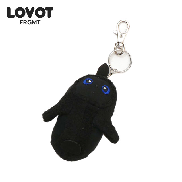 【24年12月度 8度目の月間優良ショップ受賞】 新品 ラボット フラグメントデザイン LOVOT FRAGMENT charm plush キーチェーン キーホルダー BLACK ブラック 黒 メンズ レディース 新作のサムネイル
