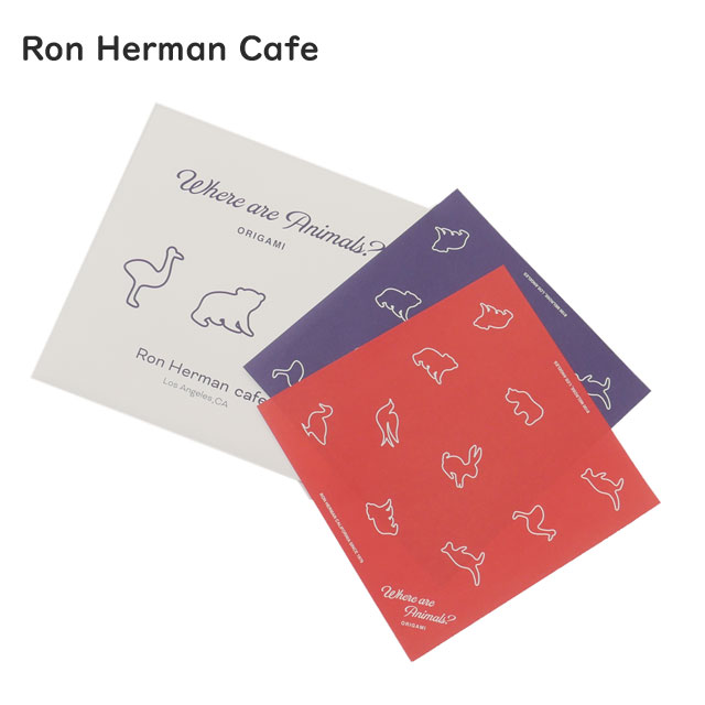 ロンハーマン 小物 メンズ 【月間優良ショップ7度受賞】 新品 ロンハーマン Ron Herman CAFE ORIGAMI 折り紙 20枚セット WHITE ホワイト 白 メンズ レディース 新作