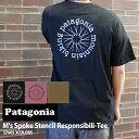 【月間優良ショップ7度受賞】 新品 パタゴニア Patagonia M's Spoke Stencil Responsibili Tee メンズ スポーク ステンシル レスポンシビリティー Tシャツ 37605 メンズ レディース アウトドア キャンプ サーフ 海 山