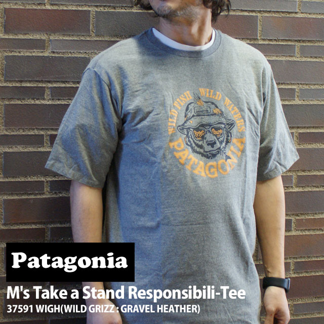  新品 パタゴニア Patagonia M's Take a Stand Responsibili Tee メンズ テイク ア スタンド レスポンシビリティー Tシャツ 37591 WIGH メンズ レディース アウトドア キャンプ サーフ 海 新作