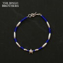 【月間優良ショップ7度受賞】 新品 ザ ビンゴブラザーズ THE BINGO BROTHERS Star Silver Bracelet ブレスレット NAVY ネイビー 紺 ETN127