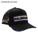 【月間優良ショップ7度受賞】 新品 ヨシノリコタケ YOSHINORI KOTAKE x パームスアンドコー PALMS CO. SC EMB Twill Cap キャップ BLACK ブラック 黒 メンズ 新作 ETS049