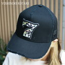  新品 ヨシノリコタケ YOSHINORI KOTAKE COLORFUL CAMO 7LOGO MESH CAP メッシュ キャップ BLACK ブラック メンズ レディース 新作