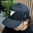 【月間優良ショップ7度受賞】 新品 ヨシノリコタケ YOSHINORI KOTAKE 2TONE 7LOGO MESH CAP メッシュキャップ BLACK ブラック メンズ レディース 新作