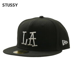 ステューシー 【月間優良ショップ7度受賞】 新品 ステューシー STUSSY LA NEW ERA CAP ニューエラ キャップ BLACK ブラック メンズ