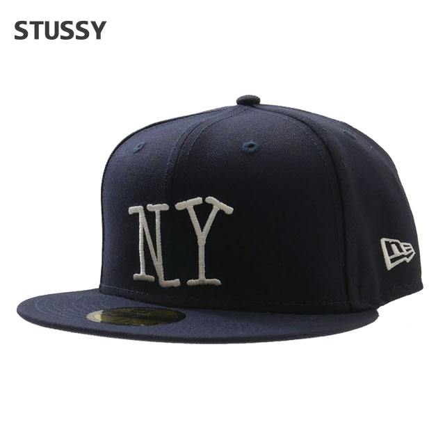 ステューシー 【月間優良ショップ7度受賞】 新品 ステューシー STUSSY NY NEW ERA CAP ニューエラ キャップ NAVY ネイビー メンズ