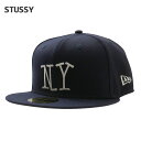 【月間優良ショップ7度受賞】 新品 ステューシー STUSSY NY NEW ERA CAP ニューエラ キャップ NAVY ネイビー メンズ