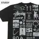 ステューシー ペアTシャツ 【月間優良ショップ7度受賞】 新品 ステューシー STUSSY Sara Tee Tシャツ BLACK ブラック メンズ 新作