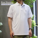 【月間優良ショップ7度受賞】 新品 ロンハーマン Ron Herman x ポロ・ラルフローレン POLO RALPH LAUREN Classic Fit Polo Shirt ポロシャツ WHITE ホワイト メンズ 新作