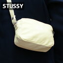 【月間優良ショップ 8度受賞】 新品 ステューシー STUSSY CANVAS SIDE POUCH ショルダーバッグ サイドポーチ NATURAL ナチュラル...