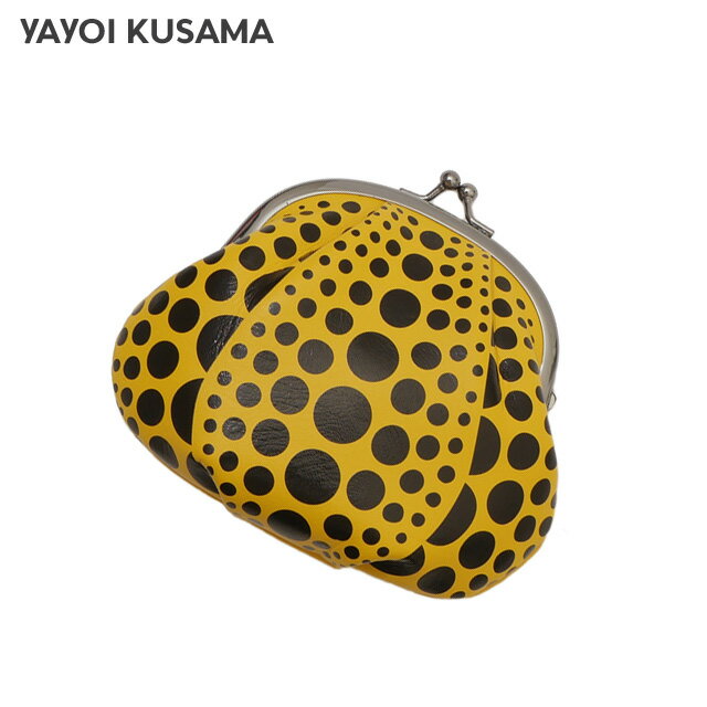  新品 YAYOI KUSAMA ヤヨイ クサマ 草間彌生 がま口 小 パンプキン 財布 ウォレット YELLOW イエロー 黄色 メンズ レディース 新作 ETI088