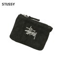 ステューシー 服 メンズ 【月間優良ショップ7度受賞】 新品 ステューシー STUSSY CANVAS COIN POUCH コインポーチ コインケース カードケース BLACK ブラック 新作