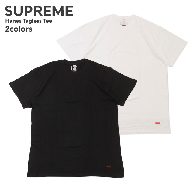 【月間優良ショップ7度受賞】 新品 シュプリーム SUPREME x ヘインズ Hanes Tagless Tee Tシャツ 単品 バラ売り メンズ レディース 新作 ストリート スケート スケーター ETI003