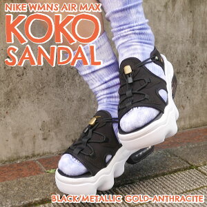 ڷͥɥå7ټޡ  ʥ NIKE WMNS AIR MAX KOKO SANDAL ޥå   BLACK/METALLIC GOLD-ANTHRACITE CI8798-002  ǥ