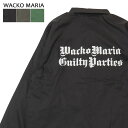 【月間優良ショップ7度受賞】 新品 ワコマリア WACKO MARIA COACH JACKET コーチジャケット メンズ 新作E-WMO-BL01