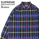 【月間優良ショップ7度受賞】 新品 シュプリーム SUPREME Plaid Flannel Shirt 長袖シャツ メンズ 新作 ストリート スケート スケーター