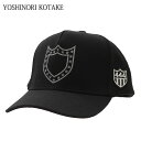 ヨシノリコタケ 【月間優良ショップ7度受賞】 新品 ヨシノリコタケ YOSHINORI KOTAKE STAR EMBLEM LOGO CAP キャップ 新作 エンブレム ゴルフキャップ スポーツ ETS044