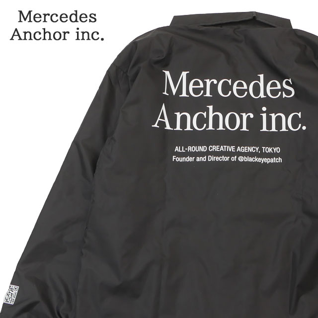 【月間優良ショップ7度受賞】 新品 メルセデス アンカーインク MERCEDES ANCHOR INC. Coach Jacket コーチジャケット メンズ 新作 BlackEyePatch ブラックアイパッチ