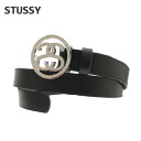 【月間優良ショップ7度受賞】 新品 ステューシー STUSSY SSLINK BUCKLE BELT SSリンク バックル レザーベルト メンズ レディース 新作