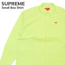 シュプリーム 【月間優良ショップ7度受賞】 新品 シュプリーム SUPREME Small Box Shirt 長袖シャツ メンズ 新作 ストリート スケート スケーター