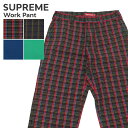 【月間優良ショップ7度受賞】 新品 シュプリーム SUPREME Work Pant ワーク パンツ メンズ 新作 ストリート スケート スケーター 418001113663