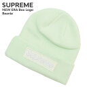 【月間優良ショップ7度受賞】 新品 シュプリーム SUPREME New Era Box Logo Beanie BOXロゴ ビーニー メンズ レディース 新作 ストリート スケート スケーター