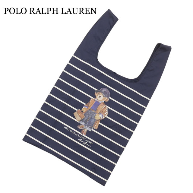 ラルフローレン 【月間優良ショップ7度受賞】 新品 ポロ ラルフローレン POLO RALPH LAUREN Border Shopping Bag ボーダー ショッピングバッグ トートバッグ メンズ レディース