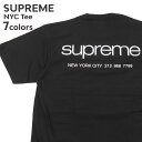  新品 シュプリーム SUPREME NYC Tee Tシャツ メンズ 新作 ストリート スケート スケーター