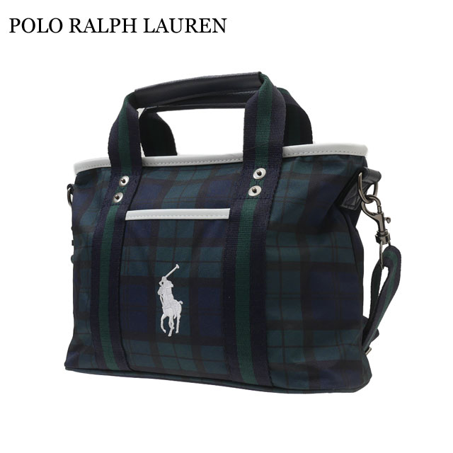 ラルフローレン 【月間優良ショップ7度受賞】 新品 ポロ ラルフローレン POLO RALPH LAUREN WATER REPELLENT BIG PONY PLAID GOLF TOTE ポニー ゴルフ トート バッグ RLX POLO GOLF ポロゴルフ WAPGBAG0H120007